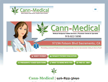 Tablet Screenshot of cannmedical.org